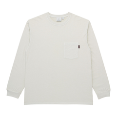 L/S Pocket Tee Pigment Dyed - Natural Pigment