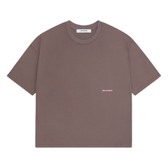 Box T-Shirt - Charcoal/Pink