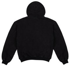 Toddler Text Zip Hoodie - Washed Black