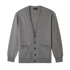Theo Cardigan Grey Heather