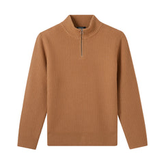 Alex Quarter Zip Camel