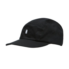 Twill 5 Panel Cap Black