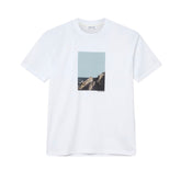 Johannes Organic Cliff Print T-shirt White