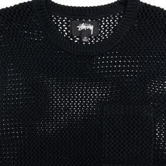O'Dyed Mesh Crew - Solid Black