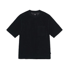 O'Dyed Mesh Crew - Solid Black