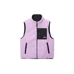 Sherpa Reversible Vest Lavander