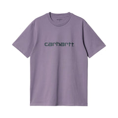 S/S Script T-Shirt Glassy purple/discovery green