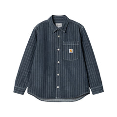 Orlean Shirt Jacket Orlean Blue/White