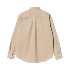 L/S Madison Cord Shirt Wall/Black