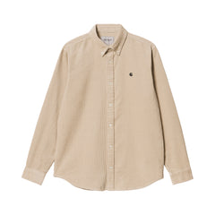 L/S Madison Cord Shirt Wall/Black