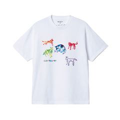 S/S Ollie Mac Huskies Tee White