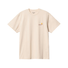 S/S American Script T-Shirt - Natural