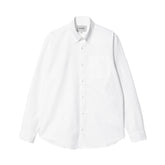 L/S C-Logo Shirt White