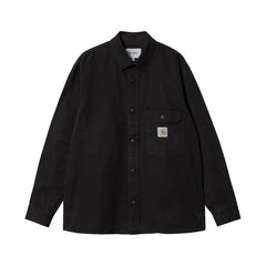 Reno Shirt Jac - Black Garment Dyed