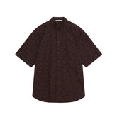 Aaron Embroidery SS - Shirt Brown