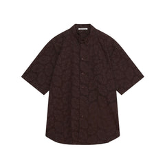 Aaron Embroidery SS - Shirt Brown