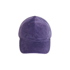 Low Profile Corduroy Cap Dark Purple