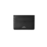 Andre Card Holder Black (Plain Leather)