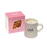 Limited Edition Soy Wax Café Candle - Croissant - 300ml
