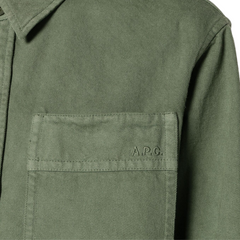 Surchemise Basile Brodee - Olive