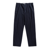 Ezra Relaxed Organic Stretch Twill Pant Dark Navy