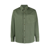 Surchemise Basile Brodee - Olive