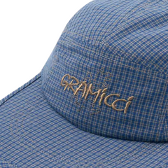 Checkered Long Bill Cap - Sierra Check Navy