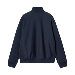 Half Zip American Script Sweat - Air Force Blue
