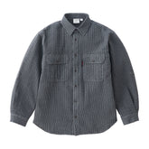 O.G. Seersucker Canyon Shirt - Deep Grey Garment Dyed