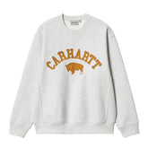 Locker Sweat - Ash Heather/Brown