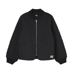 Quilted Liner Jacket - Black