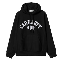 Hooded Locker Sweat - Black/White