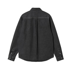 L/S Weldon Shirt - Black Stone Washed
