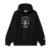 Hooded Souvenir Valley Sweat - Black/Wax