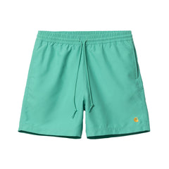 Chase Swim Trunks - Aqua Green/Gold