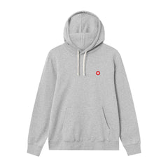 Ian Hoodie GOTS - Grey Melange