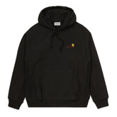 Hooded American Script Sweatshirt - Black