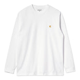 L/S Chase T-Shirt - White / Gold
