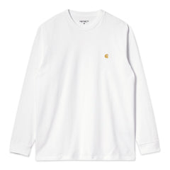 L/S Chase T-Shirt - White / Gold