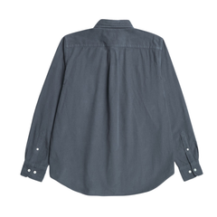 Algot Relaxed Micro Cord Shirt - Graphite
