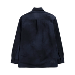 Ulrik Wave Dye Overshirt - Dark Navy