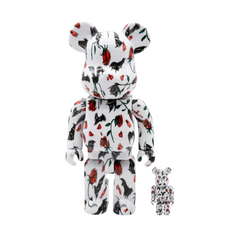 KIDILL x Eri Wakiyama "Bat & Rose" Be@rbrick 400%+100%