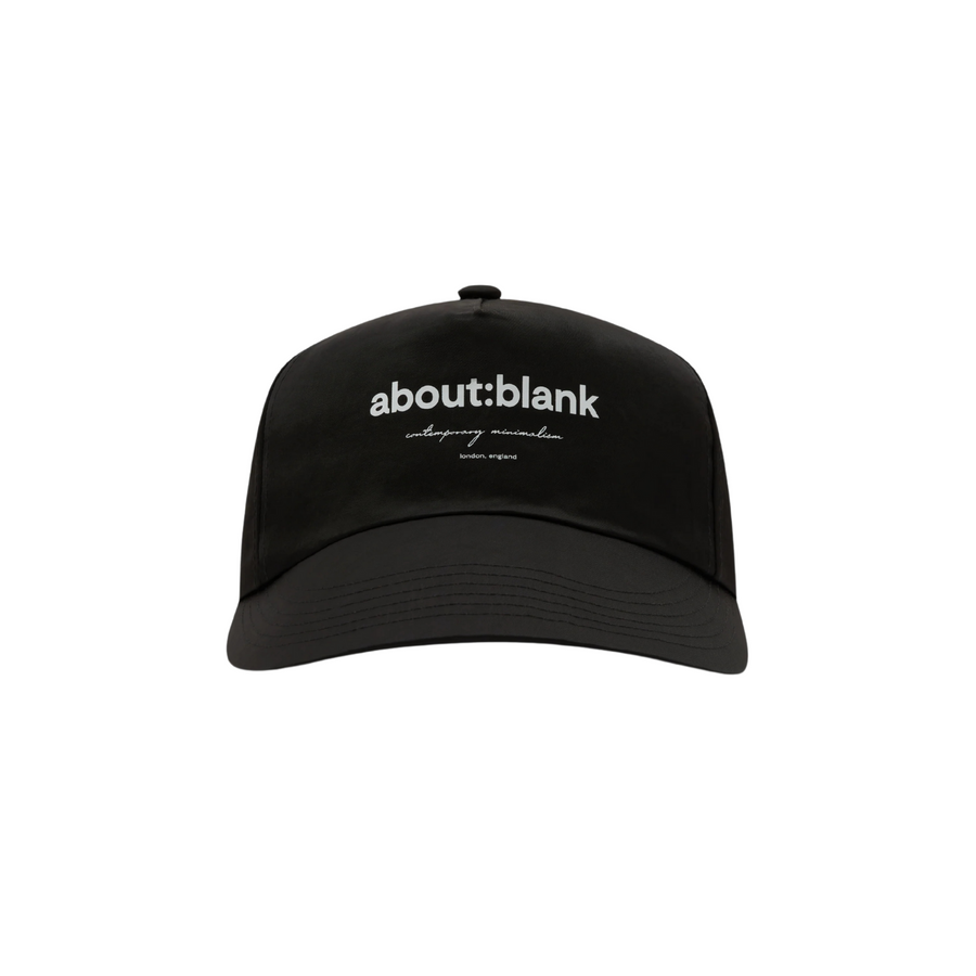 Box Cap - Black/Ecru