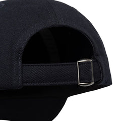 Cotton Wool Twill 6-Panel Cap - Dark Navy