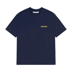 Zev T-shirt - Navy/Yellow