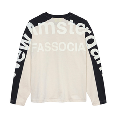 Name Longsleeve - Warm Sand/Black