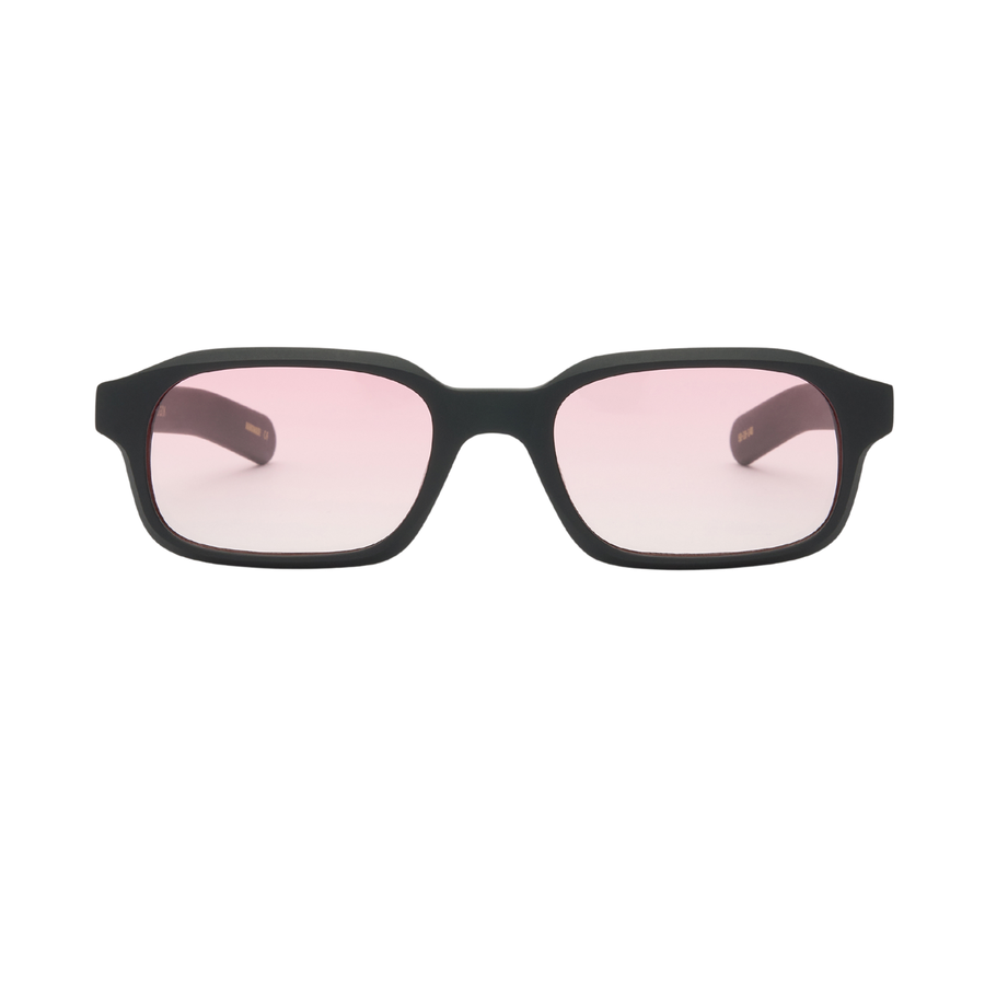 HANKY (ABOUT:BLANK) - Solid Black/Pink Gradient Lens