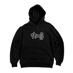 Stamp Logo Hoodie - Black
