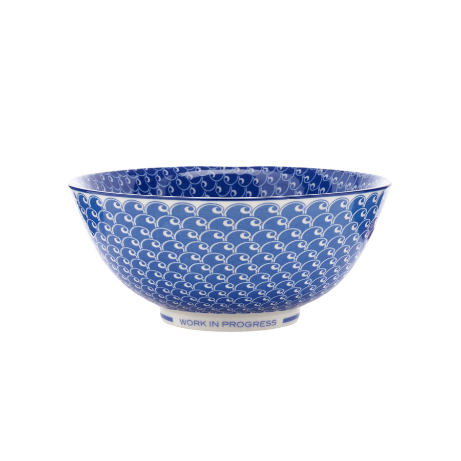 Noodle Bowl - White/Blue