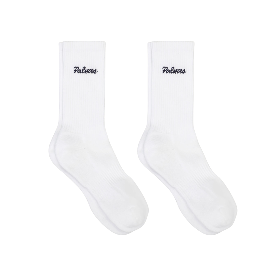 Logo Socks - Double Pack - White